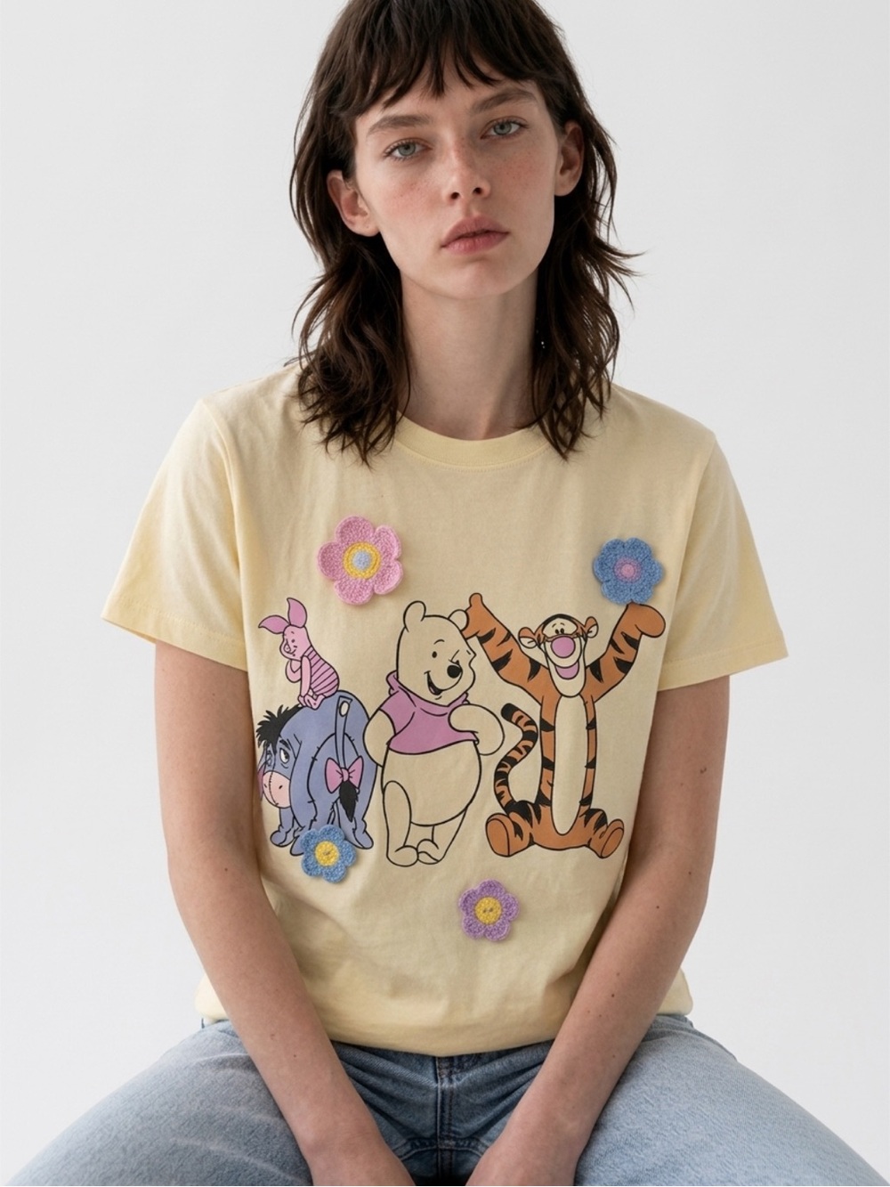 Disney Winnie the Pooh Light Yellow Tee